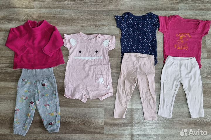 Вещи пакетом фирменная одежда для девочки 80-86