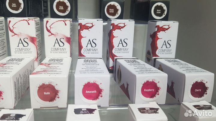 Пигменты для татуажа AS (Алина Шахова) 6 мл Новые