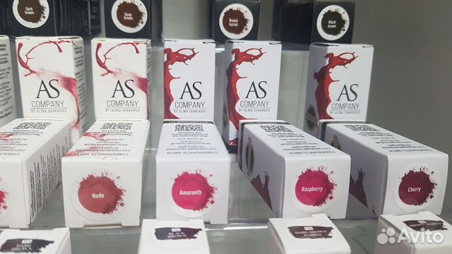 Пигменты для татуажа AS (Алина Шахова) 6 мл Новые