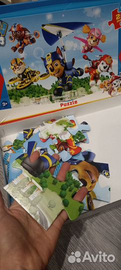 Пазлы щенячий патруль