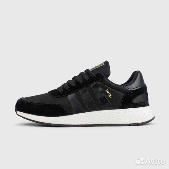 Кроссовки Adidas Iniki Runner Boost Black Bl.Strip