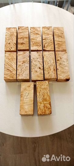 Кап липы бруски для рукоятей ножа