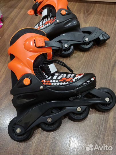 Роликовые коньки раздвижные 34-37