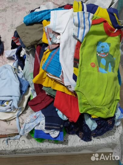 Детские вещи пакетом для мальчика от 6-12 месяцев