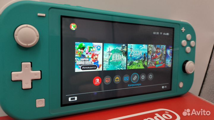 Nintendo switch lite прошитая с играми