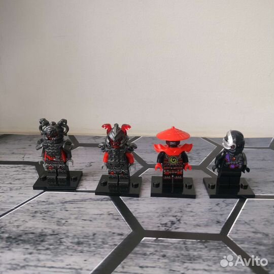 Lego ninjago минифигурки Серпентина Скелеты Вермил