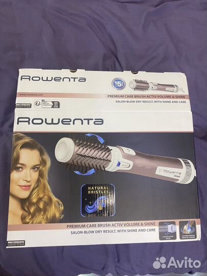 Фен щетка вращающаяся rowenta