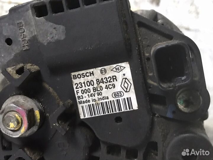 Генератор Renault Vaz Logan Sandero Duster Largus