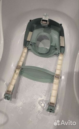 Детское сиденье на унитаз со ступенькой