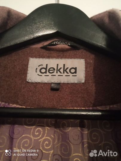 Пальто женское dekka