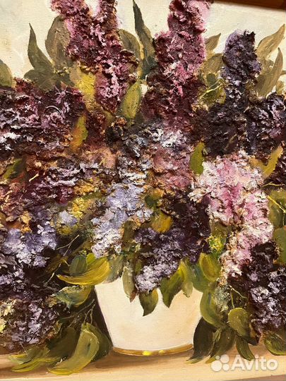 Картина Сирень художник Ягодницын А.В. 2003 год