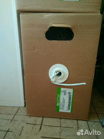 Витая пара. Сетевой (интернет) кабель UTP 5е 4