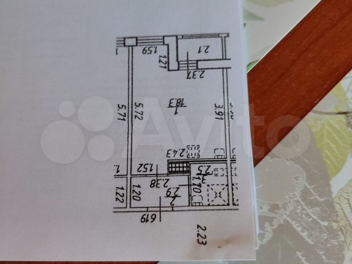 Квартира-студия, 23,7 м², 7/13 эт.