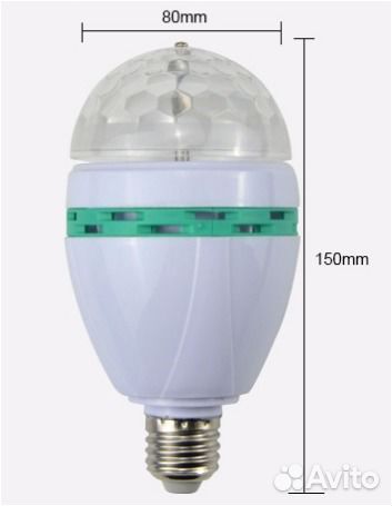 Лампа RGB на светодиодах. Для домашней дискотеки