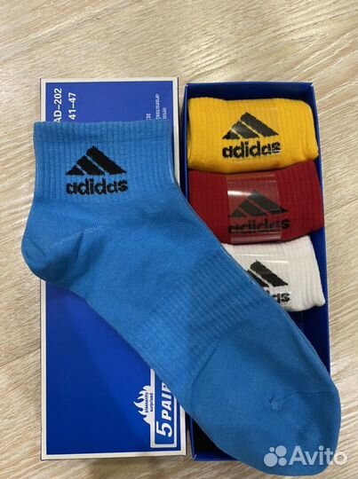 Носки мужские Adidas, Nike в подарочных наборах