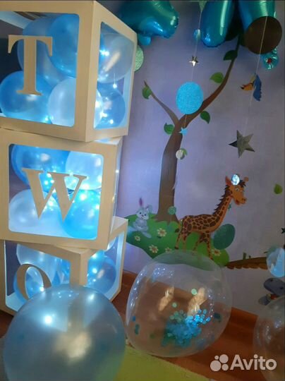 Коробки для шаров и гирлянд