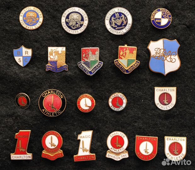 Значки футбол старая Англия 1 Лига и другие Лиги