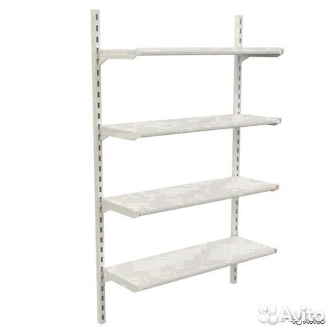 Настенный стеллаж металлический 2000мм