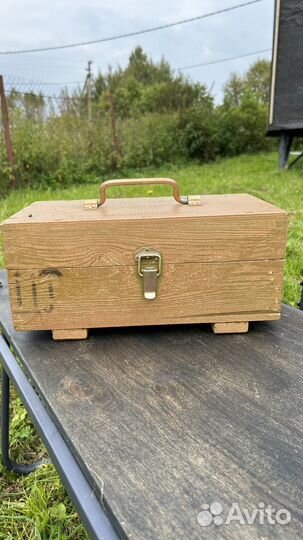 Сундук деревянный, ящик военный