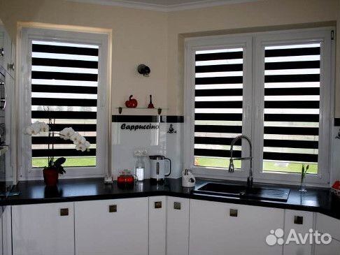 Жалюзи рулонные с направляющими Пионерск