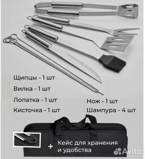 Набор подарочный для мангала/барбекю