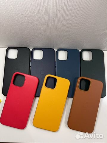 Кожаный чехол iPhone 12/ 12 pro/ 12 pro max