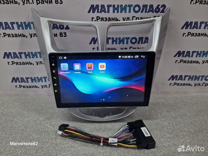 Магнитола Hyundai Solaris Android 4/64 GB