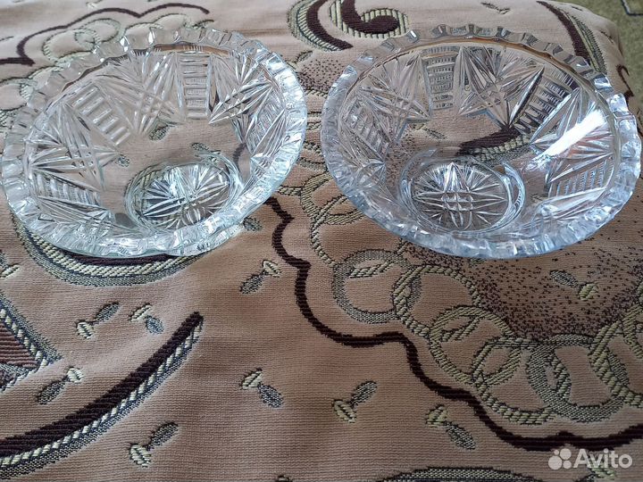 Вазочка хрустальная 2 штуки