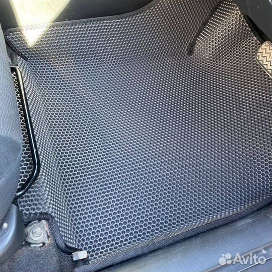 Коврики EVA 3Д на Королла черный+черный