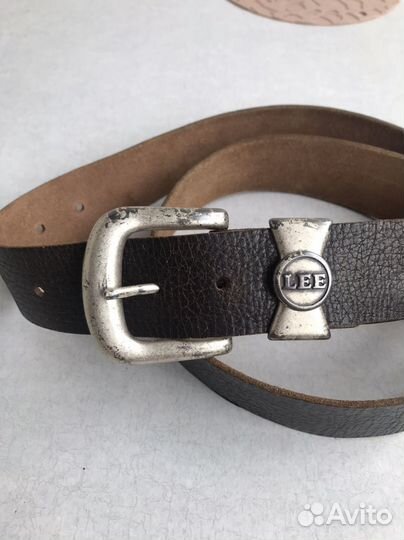 Мужской кожаный ремень ручной работы