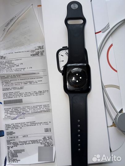 Apple watch series 7 45 мм midnight