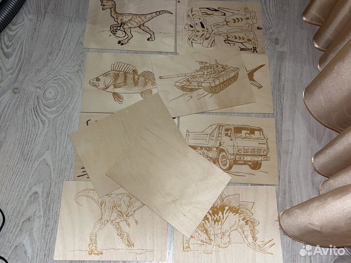 Выжигательный аппарат+11 досок для выжигания