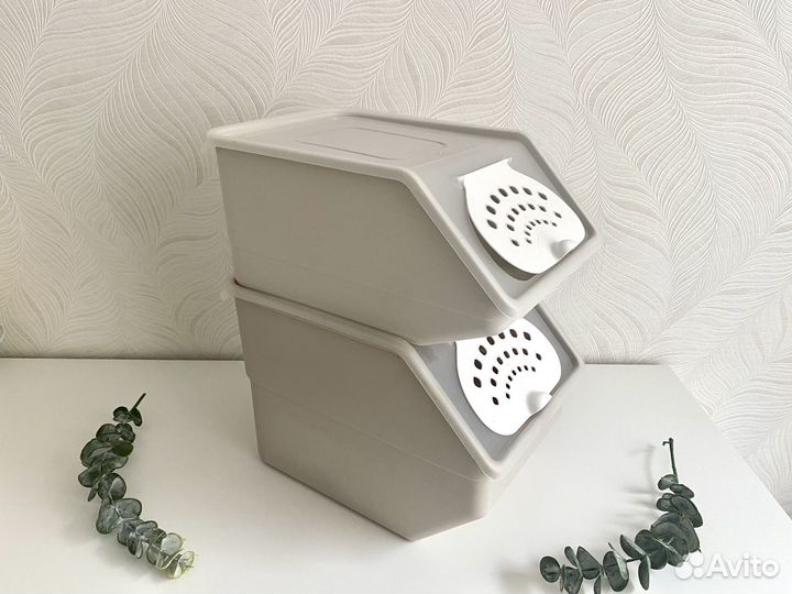 Контейнер для овощей и фруктов 2 шт