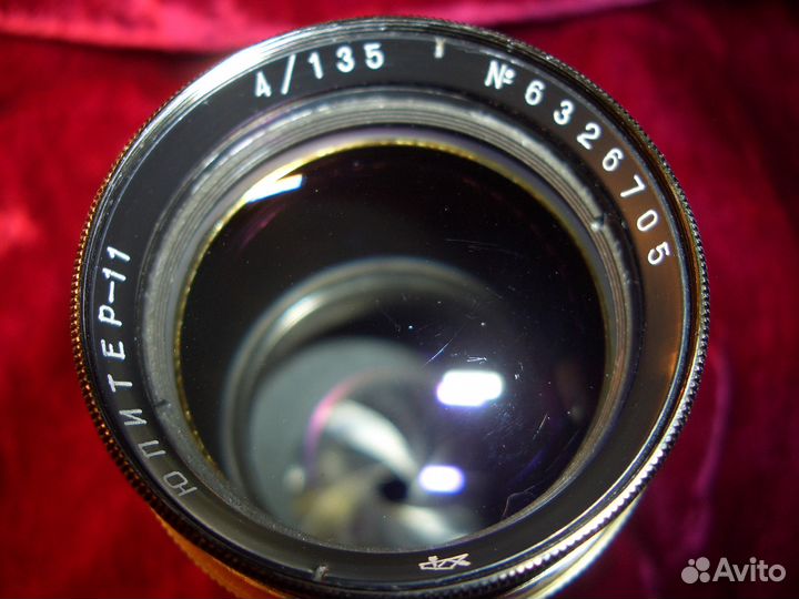 Объектив Юпитер-11 на фотоаппарат Киев (белый)