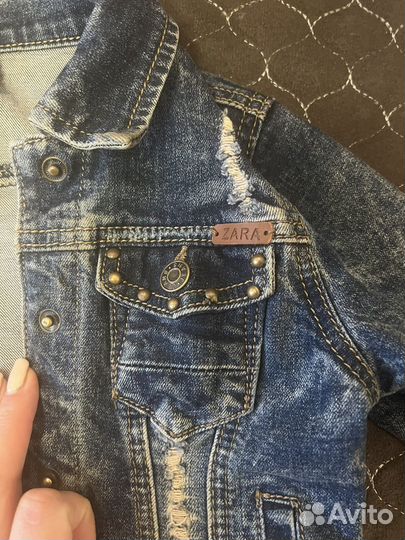 Куртка джинсова зара