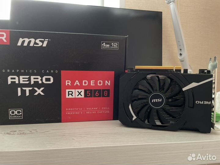 MSI AMD Radeon RX 560 aero ITX OC 4gb