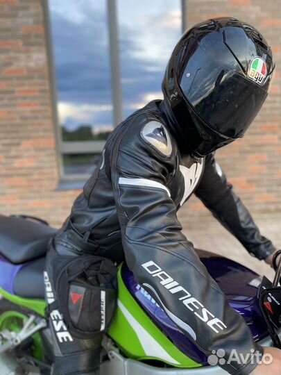 Кожаная мотокуртка Dainese Avro 4