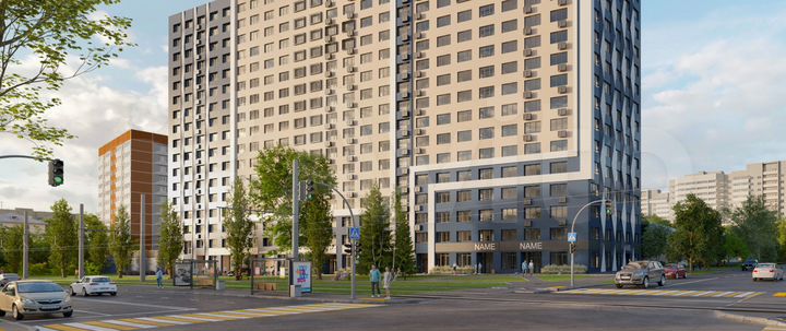 2-к. квартира, 65,9 м², 6/24 эт.