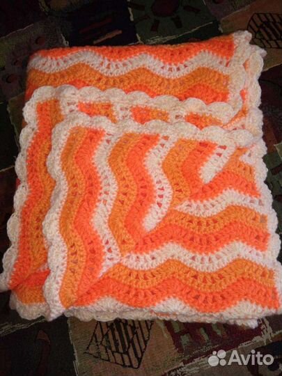 Вязанный плед