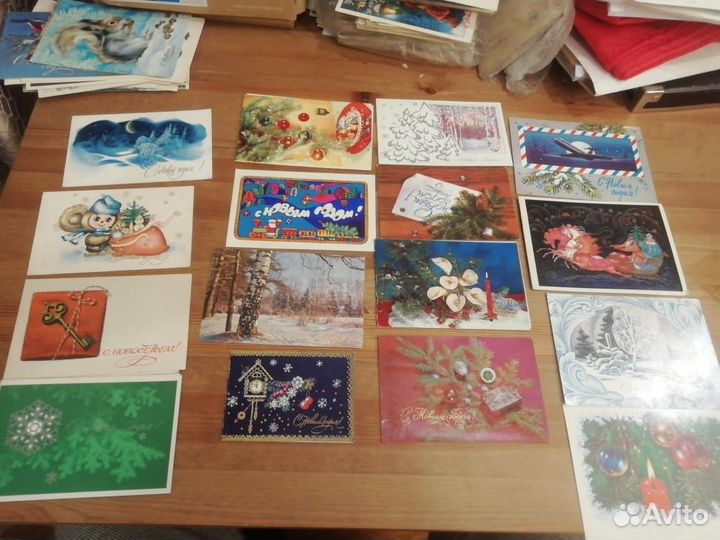 Открытки с новым годом СССР