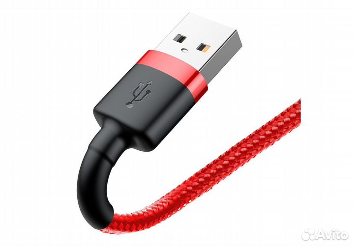 Кабель USB baseus Cafule, USB - Lightning, 1.5А, 2