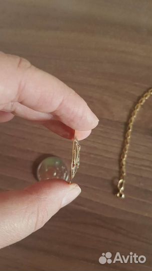 Кулон золото