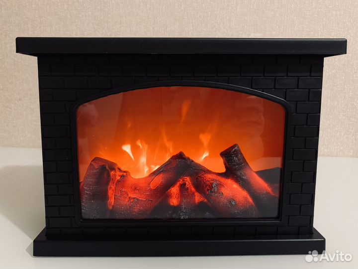 Декор интерьера/камин/светильник/ночник