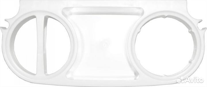 Держатель для фена 27 см цвет белый