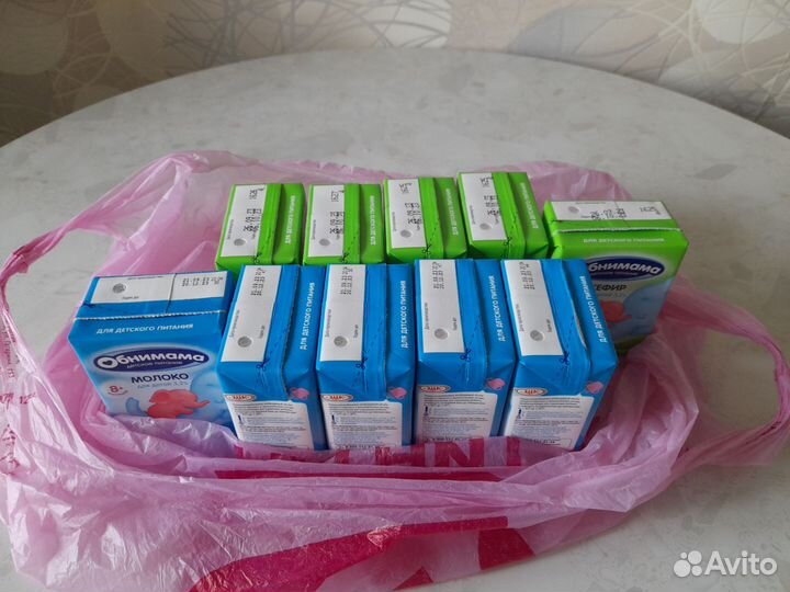 Детское молоко и кефир