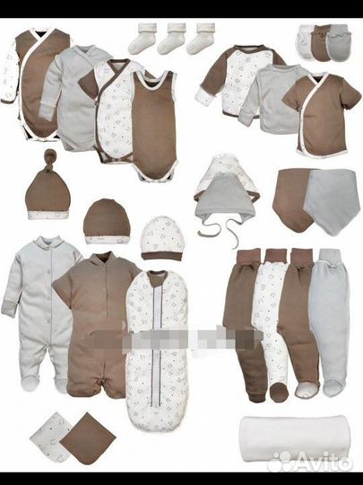 Детские вещи пакетом для девочек от 56 до 74