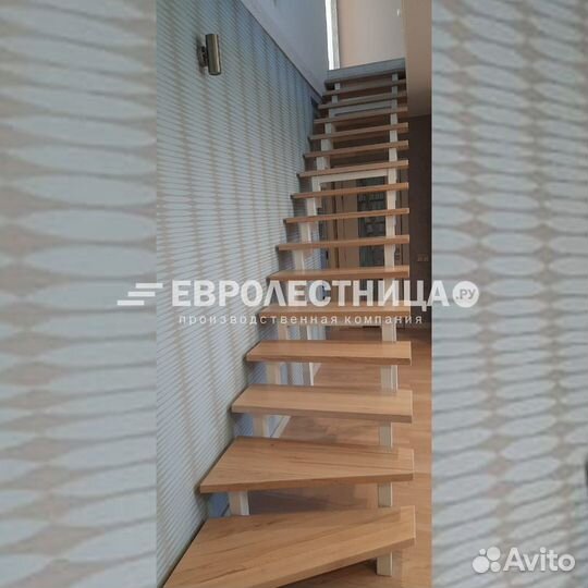 Лестница на металлокаркасе