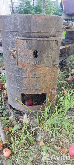 Печь буржуйка чугунная СССР