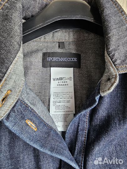 Джинсовое платье Max mara. Размер 46IT