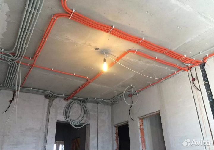 Услуги электрика. Электрик. Монтаж электрики